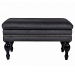 Мягкая банкетка с зоной для хранения Casket Dark Grey варинант исполнения - 1 | Loft Concept в Самаре