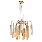 Люстра со стеклянными цилиндрическими плафонами Luminous Cylinders Amber варинант исполнения - 2 | Loft Concept в Самаре