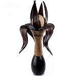 Настольная лампа черная INDONESIAN LAMPS 1 варинант исполнения - 1 | Loft Concept в Самаре