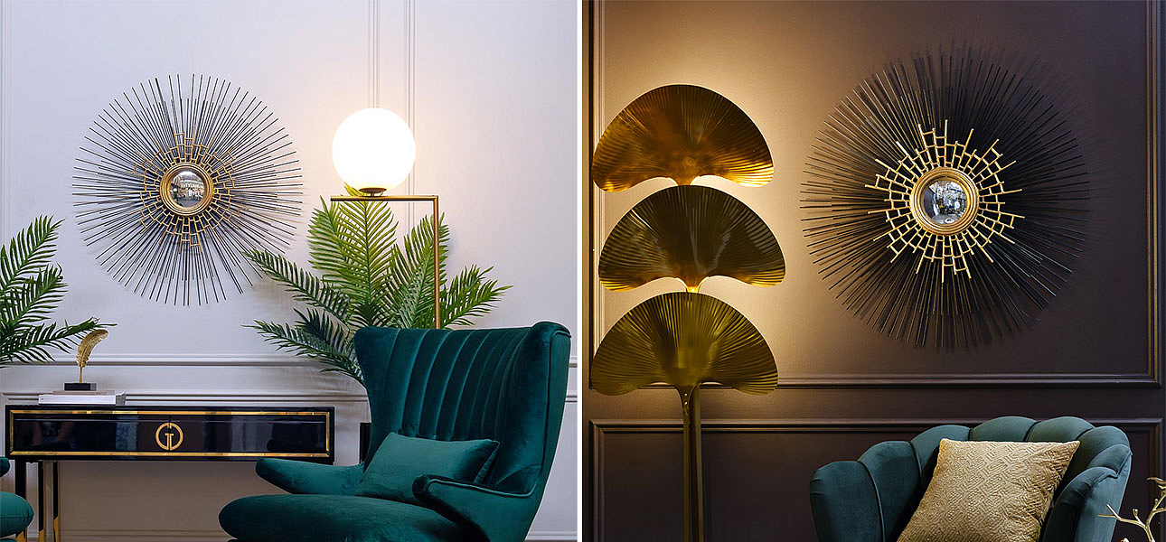 Зеркало настенное Gold Filler Зеркало настенное Gold Filler - Loft-Concept в Самаре