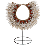 Этническое ожерелье из ракушек на подставке Ethnic Necklace Sharp Lacy Shells варинант исполнения - 1 | Loft Concept в Самаре