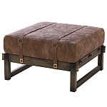Пуф Duncan винтажная коричневая кожа  варинант исполнения - 2 | Loft Concept в Самаре