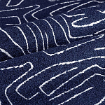 Мебельная ткань Букле синий цвет 140 см T3-8 варинант исполнения - 1 | Loft Concept в Самаре