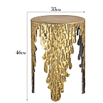Столик дизайнерский Copper streaks варинант исполнения - 5 | Loft Concept в Самаре