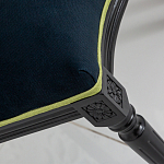 Стул чёрный из натурального бука с изображением птица в саду Blooming Red Birds варинант исполнения - 4 | Loft Concept в Самаре