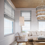 Люстра трехъярусная с декором из круглых деревянных бусин с кисточками Gray Brown Wooden Beads Chandelier варинант исполнения - 4 | Loft Concept в Самаре