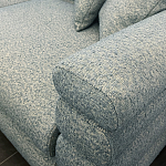 Дизайнерский Диван Lancaster Серо-голубое букле варинант исполнения - 1 | Loft Concept в Самаре