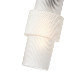 Подвесной светильник со стеклянным рифленым плафоном цилиндрической формы Eliara 13 варинант исполнения - 8 | Loft Concept в Самаре