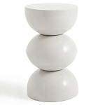 Приставной столик белого цвета Bead варинант исполнения - 1 | Loft Concept в Самаре