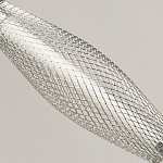 Люстра круглая каскадня с 5-ю плафонами из металлической сетки Mesh Lampshade Lighting варинант исполнения - 7 | Loft Concept в Самаре