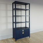 Стеллаж со стеклянными полками Elsa Dreams Blue варинант исполнения - 1 | Loft Concept в Самаре