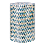 Столик с инкрустацией с перламутровым узором Rona варинант исполнения - 1 | Loft Concept в Самаре