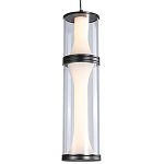 Подвесной светильник со стеклянным плафоном Trina Flask Black Hanging Lamp варинант исполнения - 3 | Loft Concept в Самаре