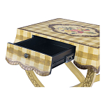 Приставной столик с ящиком в стиле ретро Vintage Rustic Tablecloth варинант исполнения - 3 | Loft Concept в Самаре