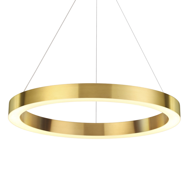 Люстра Gold Ribbon Ring II Золотой Люстра Gold Ribbon Ring II Золотой в Самаре | Loft Concept