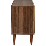 Тумба прикроватная бежевая из массива бука с 2-мя ящиками Wenge Light варинант исполнения - 3 | Loft Concept в Самаре