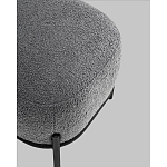 Пуф Стоун букле Fluffy темно-серый варинант исполнения - 3 | Loft Concept в Самаре