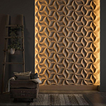 Гипсовая 3D панель с принтографией PM-46 варинант исполнения - 2 | Loft Concept в Самаре