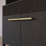 Стеллаж Primo с ящиками Темный орех варинант исполнения - 5 | Loft Concept в Самаре