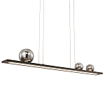 Светодиодная линейная люстра IONA Сhandelier black 103 варинант исполнения - 1 | Loft Concept в Самаре