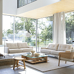 Кресло с каркасом из массива дуба Gallin Chair Boucle варинант исполнения - 8 | Loft Concept в Самаре