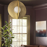 Подвесной светильник в форме золотых дисков Minimalist Lighting Fixture варинант исполнения - 3 | Loft Concept в Самаре