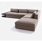 4-х местный Угловой модульный диван Zartаrn с приставным деревянным столиком варинант исполнения - 3 | Loft Concept в Самаре