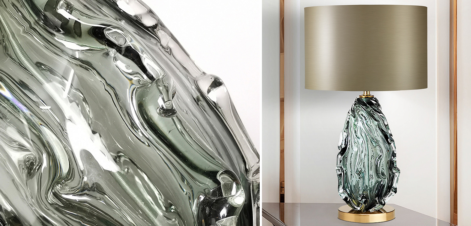 Настольная лампа Boivin Glass Table Lamp Настольная лампа Boivin Glass Table Lamp - Loft-Concept в Самаре