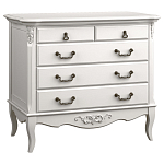 Комод белый из массива бука в стиле прованс White Provence варинант исполнения - 3 | Loft Concept в Самаре