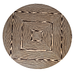 Столик журнальный круглый с полосатым узором Zebroids варинант исполнения - 7 | Loft Concept в Самаре