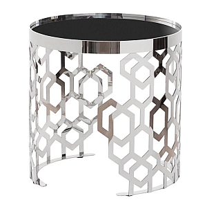 Стол Yen Geometry Table Chromium 50