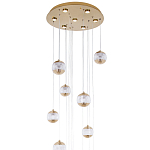 Каскадная люстра с сферическими плафонами из акрила Veva Lamps Chandelier варинант исполнения - 3 | Loft Concept в Самаре