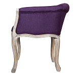 Кресло низкое в стиле прованс Louis French Armchair purple flax варинант исполнения - 2 | Loft Concept в Самаре
