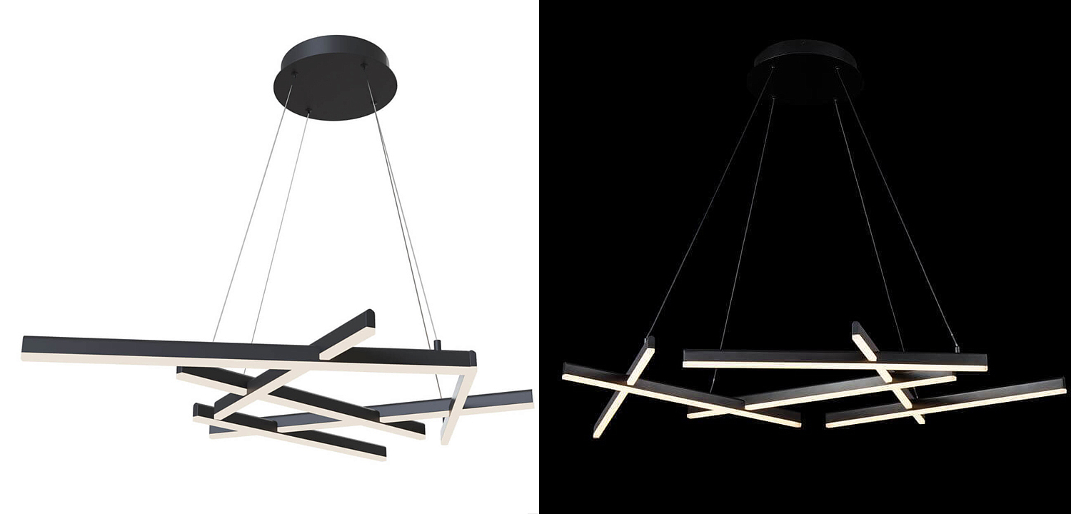Люстра Smeragde Light Chandelier black Люстра Smeragde Light Chandelier black - Loft-Concept в Самаре