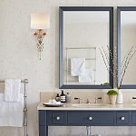 Бра с цветочным основанием и тканевым абажуром Tugella Flower Lamp варинант исполнения - 3 | Loft Concept в Самаре