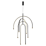 Люстра подвесная с дугообразными изогнутыми элементами Luke Lampco Tracer Lamp варинант исполнения - 5 | Loft Concept в Самаре