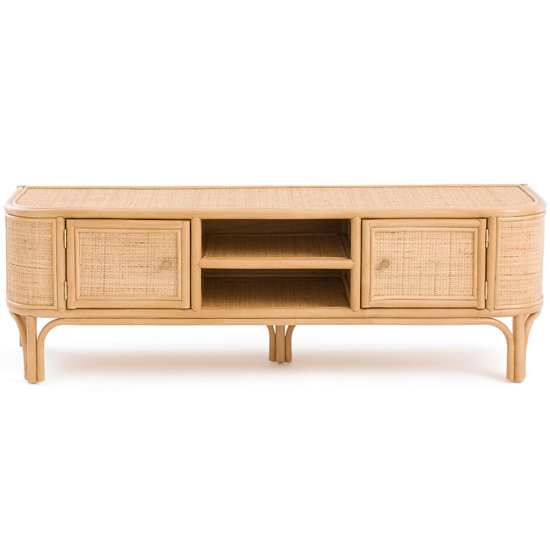 ТВ-тумба из плетеного ротанга Simone Rattan TV Stand ТВ-тумба из плетеного ротанга Simone Rattan TV Stand в Самаре | Loft Concept