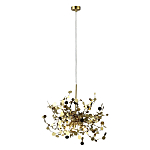 Подвесной светильник с металлическими круглыми элементами Terzani Argent варинант исполнения - 6 | Loft Concept в Самаре