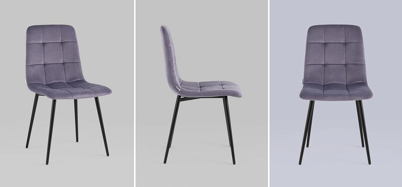 Стул NANCY Chair Пыльно-Сиреневый Велюр Стул NANCY Chair Пыльно-Сиреневый Велюр - Loft-Concept в Самаре