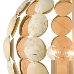 Люстра в форме шара с декором из круглых декоративных элементов Texture Discs варинант исполнения - 1 | Loft Concept в Самаре