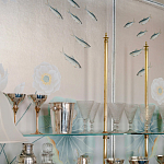 Обои ручная роспись Jakuchu Original colourway on Tarnished Silver gilded paper варинант исполнения - 1 | Loft Concept в Самаре