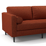 Мебельная ткань Шенилл терракотовый цвет 138 см T4-44 варинант исполнения - 1 | Loft Concept в Самаре