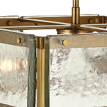 Потолочный светильник квадратный из толстого литого стекла Cast Glass варинант исполнения - 2 | Loft Concept в Самаре