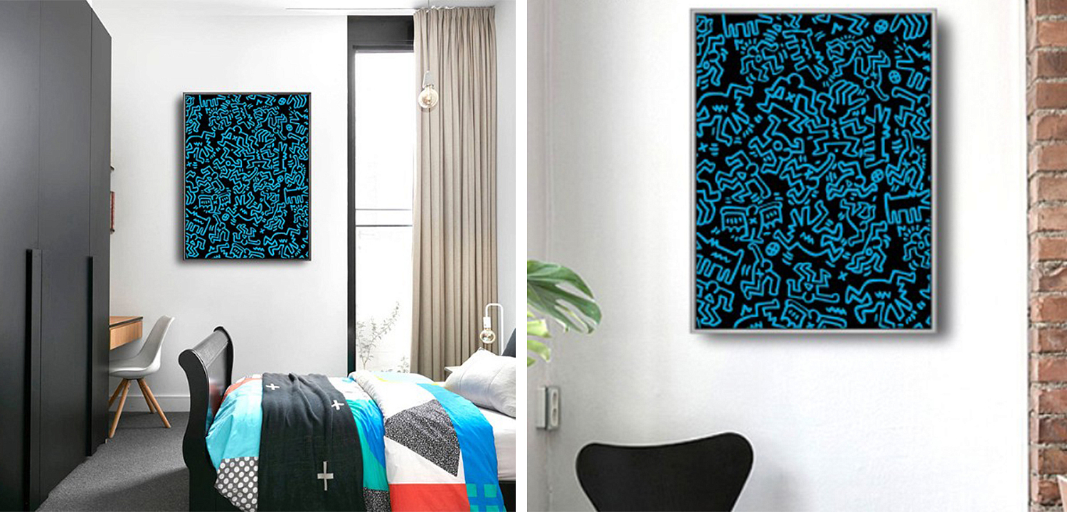 Постер Keith Haring 7 Постер Keith Haring 7 - Loft-Concept в Самаре