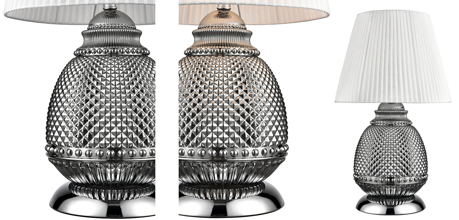 Настольная лампа Gloria Chrome Table Lamp Настольная лампа Gloria Chrome Table Lamp - Loft-Concept в Самаре