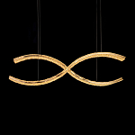 Люстра волнистой формы с фактурным хрустальным плафоном Light Delight варинант исполнения - 1 | Loft Concept в Самаре