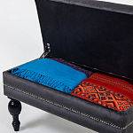 Мягкая банкетка с зоной для хранения Casket Dark Grey варинант исполнения - 4 | Loft Concept в Самаре