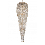 Люстра многоярусная каскадная с хрустальными подвесками Roul Crystal Light варинант исполнения - 6 | Loft Concept в Самаре