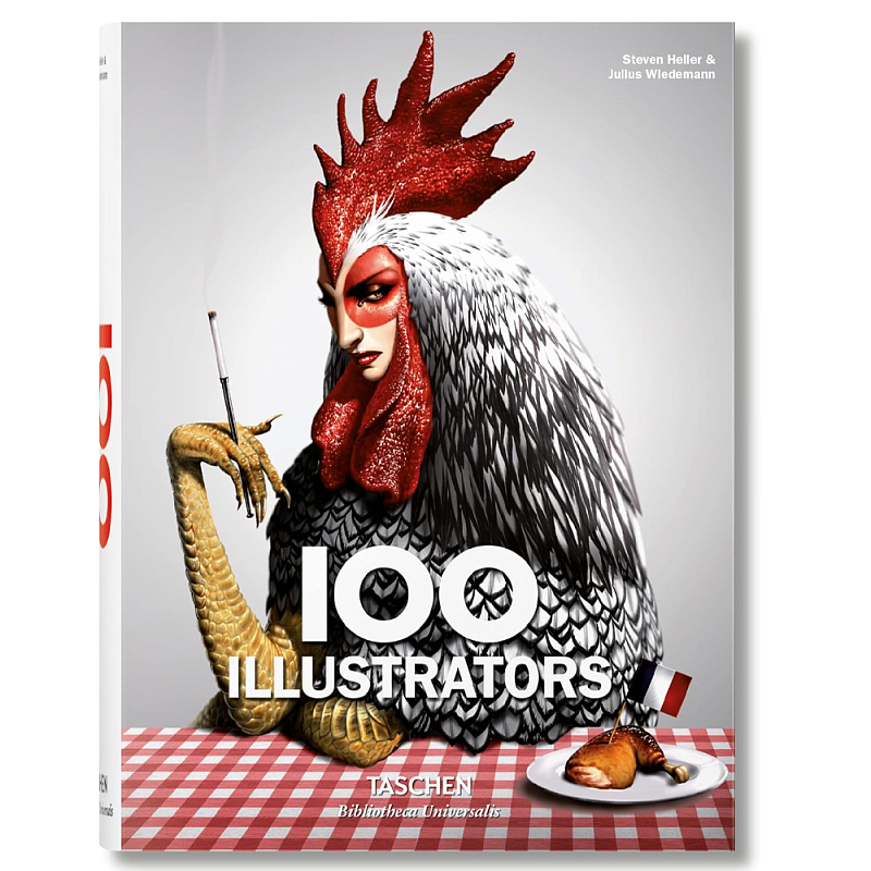 Книга обзор лучших иллюстраторов 100 Illustrators Bibliotheca Universalis  в Самаре | Loft Concept 