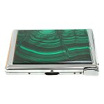 Портсигар на 10 сигарет с газовой зажигалкой из натурального камня Малахит Stone Cigarettes Cases варинант исполнения - 5 | Loft Concept в Самаре